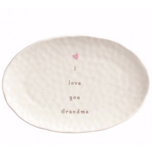 Plate-Perfect Simplicity-Grandma-Oval w/Wire Easel (4 3/8" x 6 1/2")   